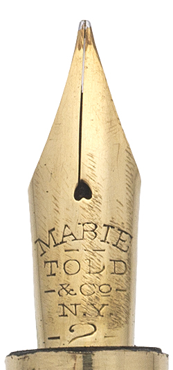 Mabie Todd (USA) Swan Ring-Top Fountain Pen (1920s/30s) - Gold